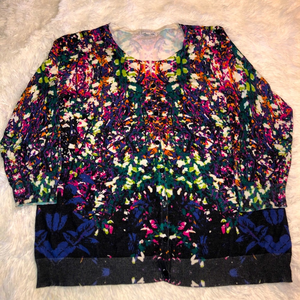 Joseph A Colorful Sweater